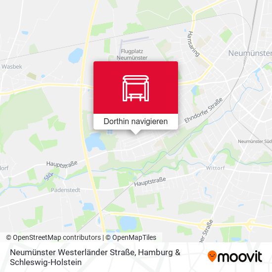 Neumünster Westerländer Straße Karte