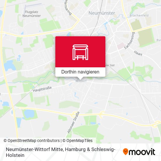 Neumünster-Wittorf Mitte Karte