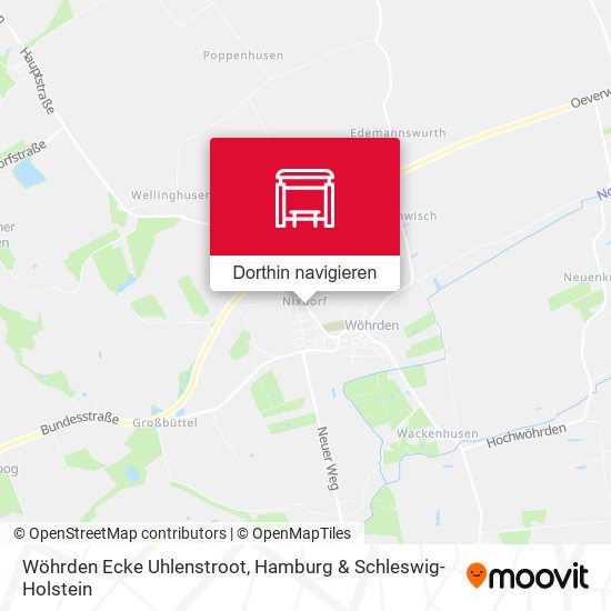 Wöhrden Ecke Uhlenstroot Karte