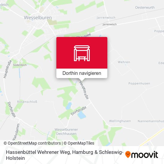 Hassenbüttel Wehrener Weg Karte