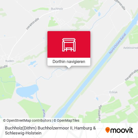 Buchholz(Dithm) Buchholzermoor II Karte