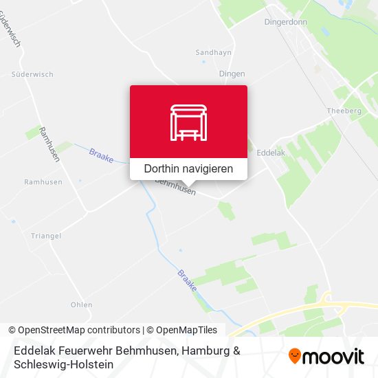 Eddelak Feuerwehr Behmhusen Karte
