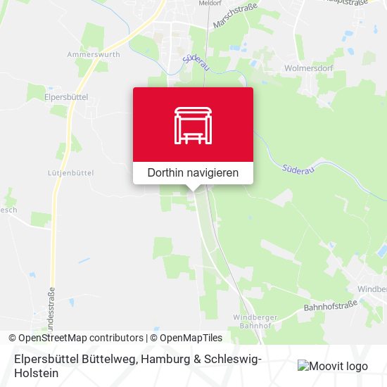 Elpersbüttel Büttelweg Karte