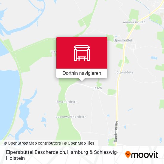 Elpersbüttel Eescherdeich Karte