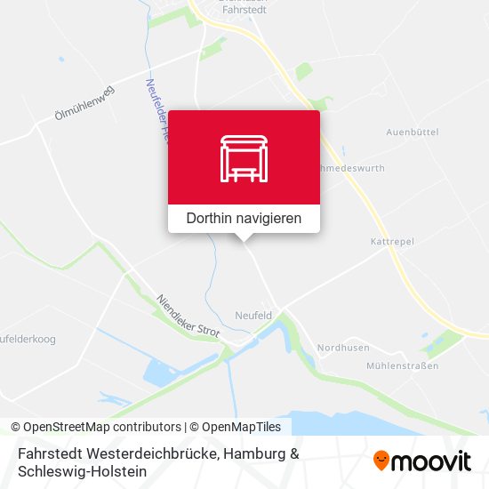 Fahrstedt Westerdeichbrücke Karte