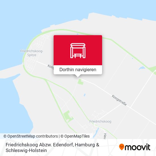 Friedrichskoog Abzw. Edendorf Karte