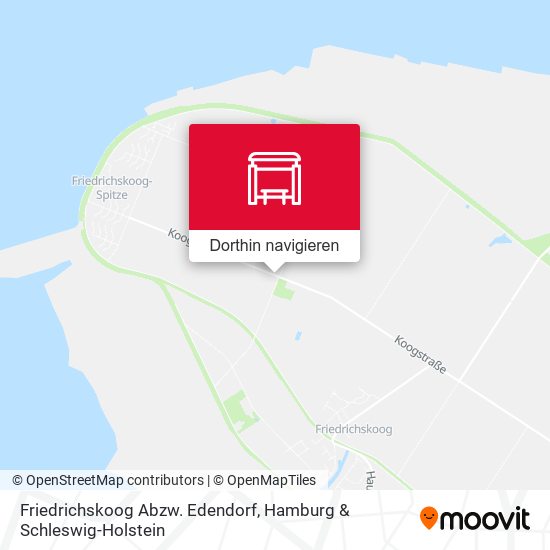 Friedrichskoog Abzw. Edendorf Karte