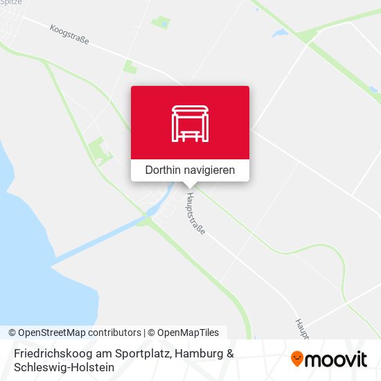 Friedrichskoog am Sportplatz Karte