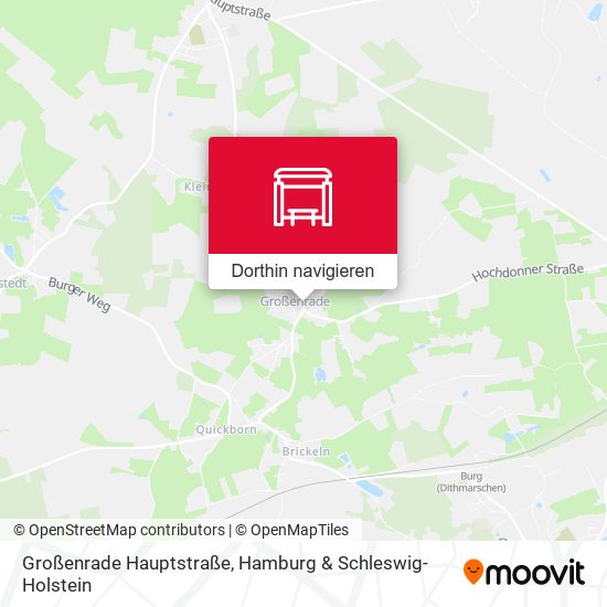 Großenrade Hauptstraße Karte