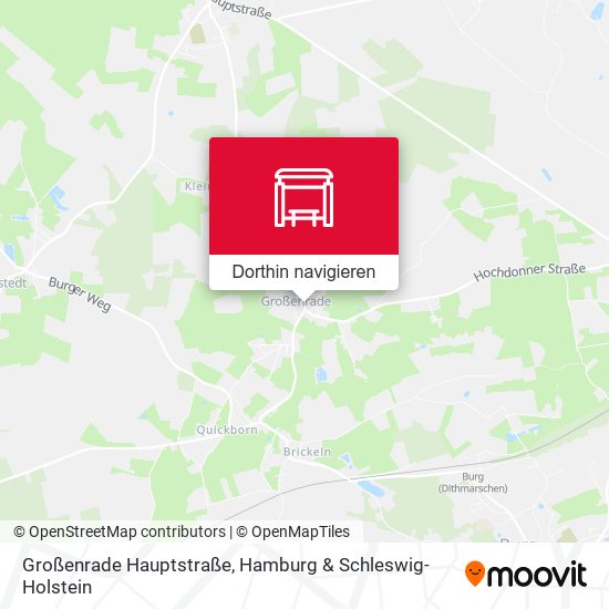Großenrade Hauptstraße Karte