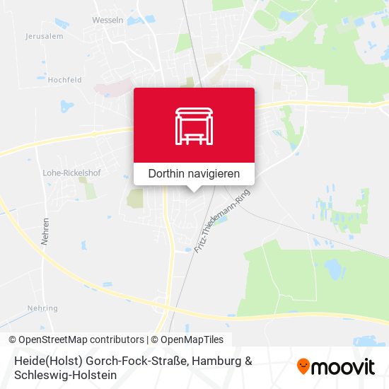 Heide(Holst) Gorch-Fock-Straße Karte