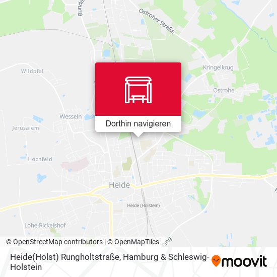 Heide(Holst) Rungholtstraße Karte