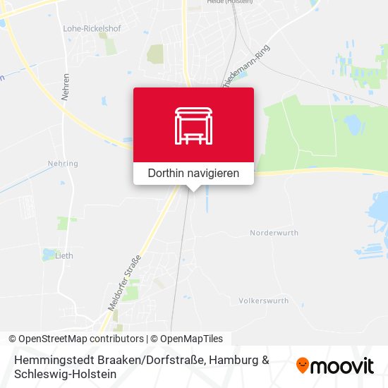 Hemmingstedt Braaken / Dorfstraße Karte