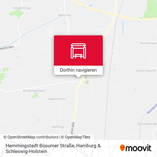 Hemmingstedt Büsumer Straße Karte