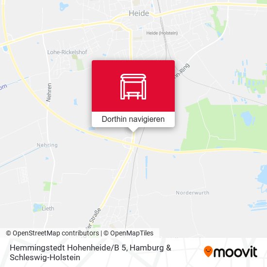 Hemmingstedt Hohenheide/B 5 Karte