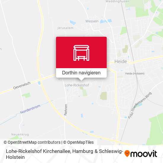 Lohe-Rickelshof Kirchenallee Karte