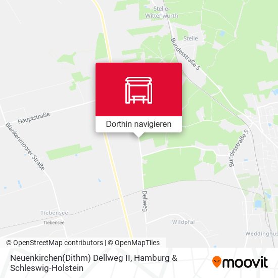 Neuenkirchen(Dithm) Dellweg II Karte