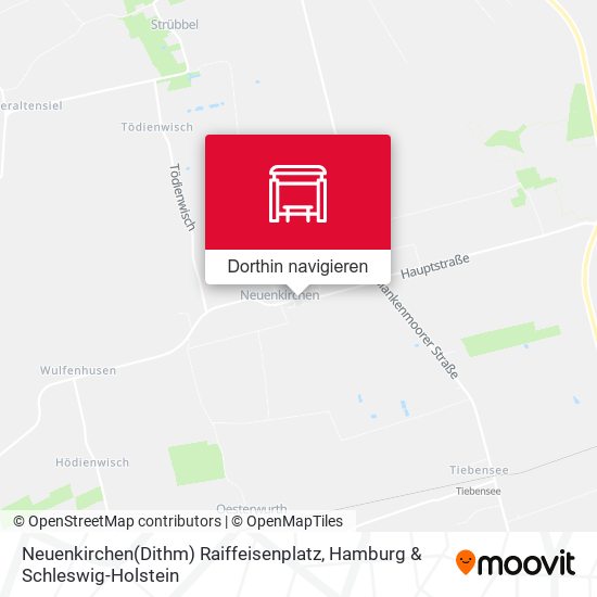 Neuenkirchen(Dithm) Raiffeisenplatz Karte