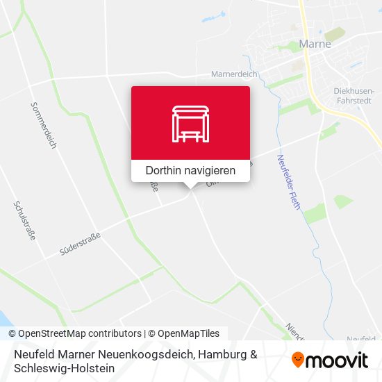 Neufeld Marner Neuenkoogsdeich Karte
