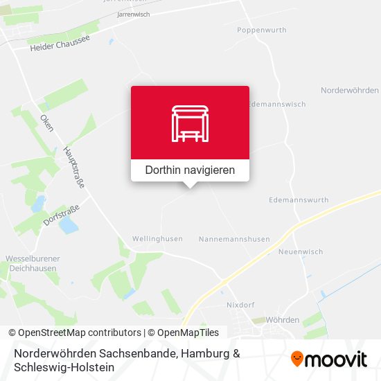 Norderwöhrden Sachsenbande Karte