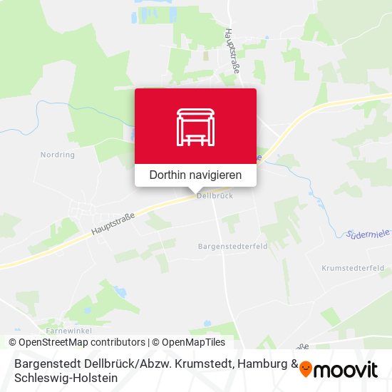 Bargenstedt Dellbrück / Abzw. Krumstedt Karte