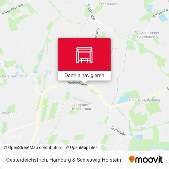 Oesterdeichstrich Karte