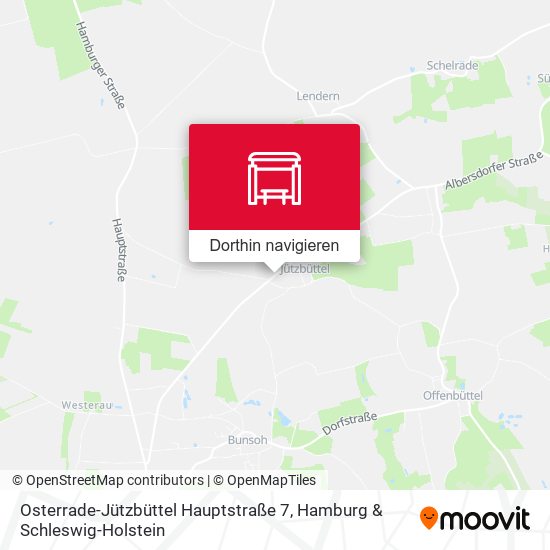 Osterrade-Jützbüttel Hauptstraße 7 Karte