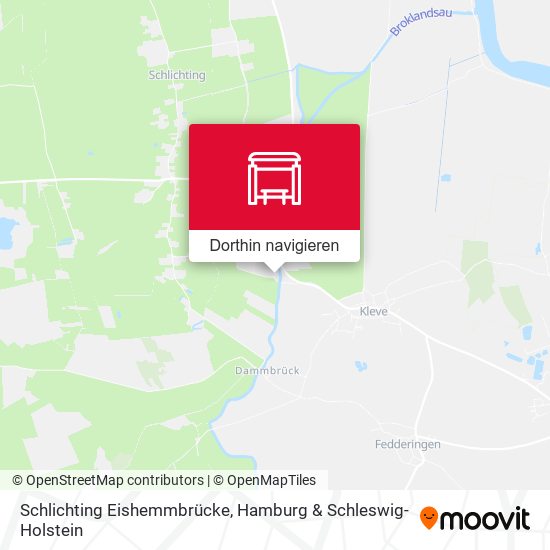Schlichting Eishemmbrücke Karte