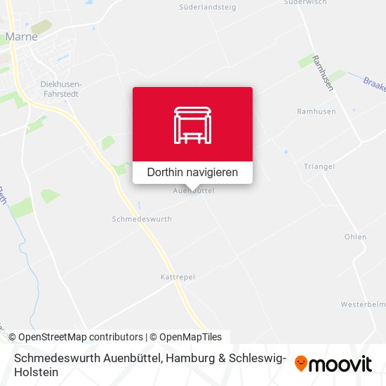 Schmedeswurth Auenbüttel Karte