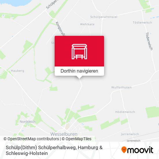 Schülp(Dithm) Schülperhalbweg Karte
