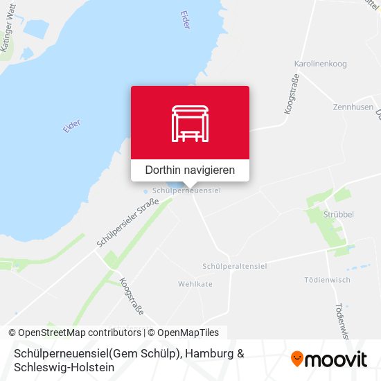 Schülperneuensiel(Gem Schülp) Karte