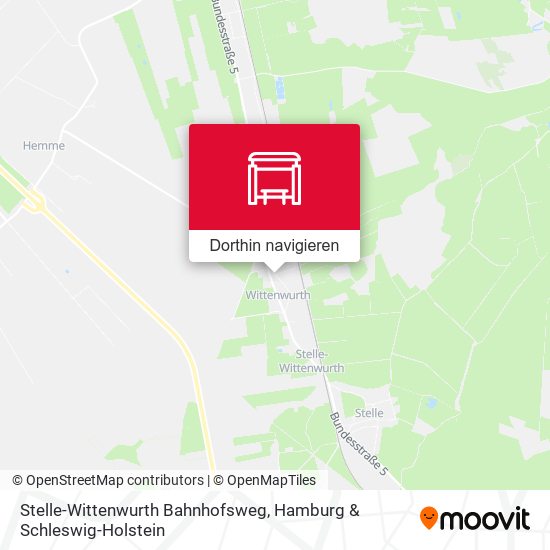 Stelle-Wittenwurth Bahnhofsweg Karte
