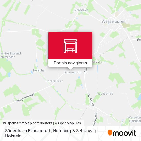 Süderdeich Fahrengreth Karte