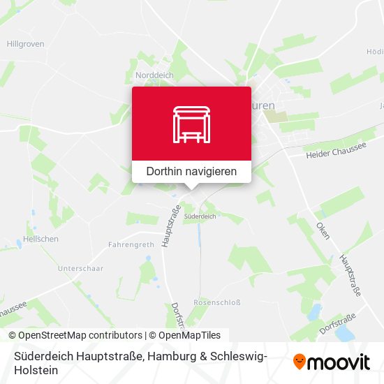 Süderdeich Hauptstraße Karte