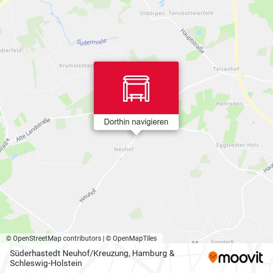 Süderhastedt Neuhof/Kreuzung Karte