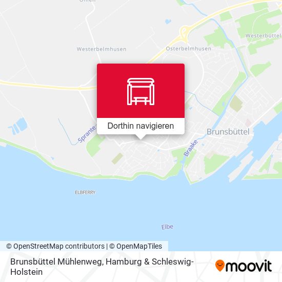 Brunsbüttel Mühlenweg Karte