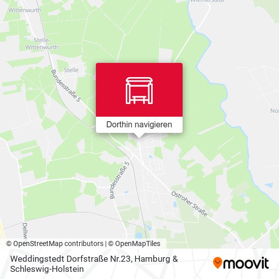 Weddingstedt Dorfstraße Nr.23 Karte