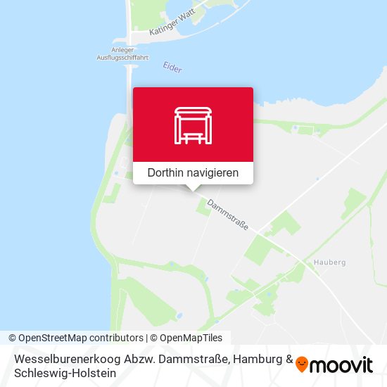 Wesselburenerkoog Abzw. Dammstraße Karte