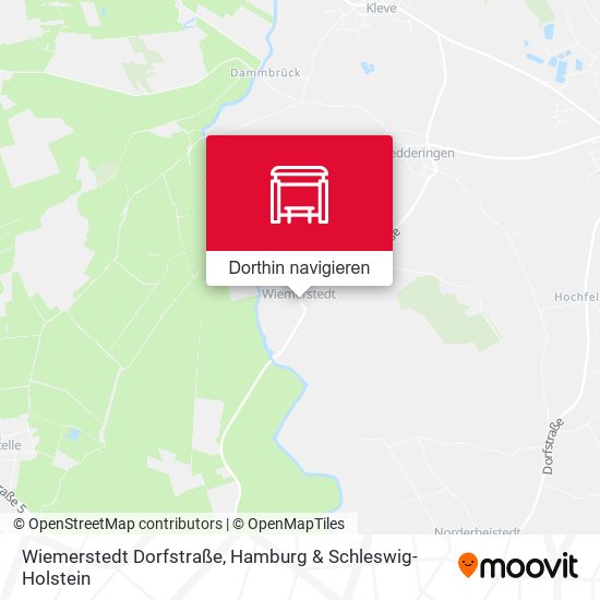 Wiemerstedt Dorfstraße Karte
