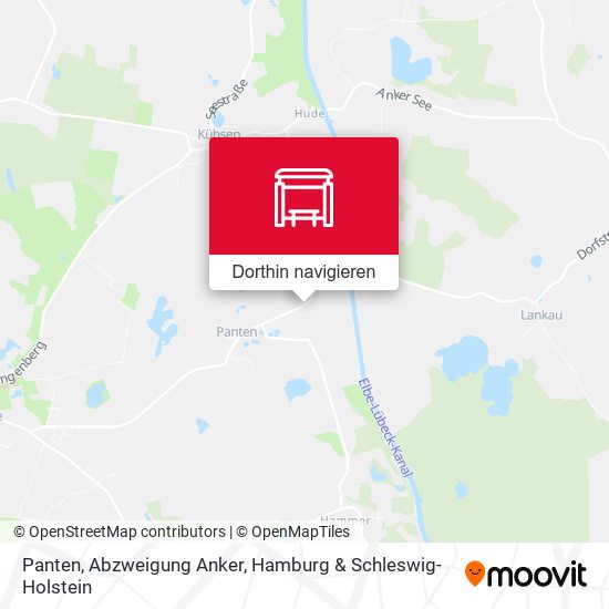 Panten, Abzweigung Anker Karte