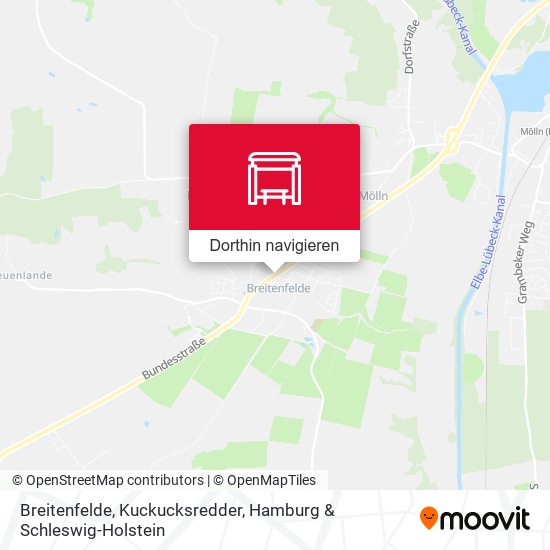 Breitenfelde, Kuckucksredder Karte