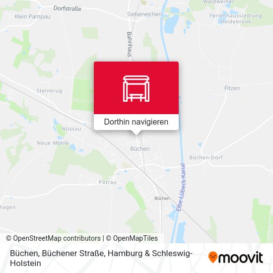 Büchen, Büchener Straße Karte