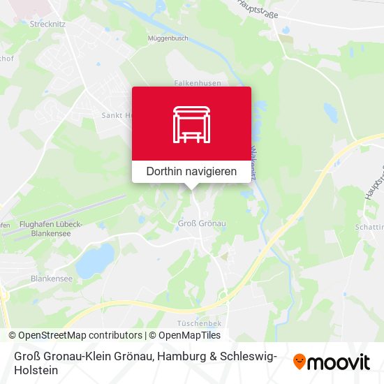 Groß Gronau-Klein Grönau Karte