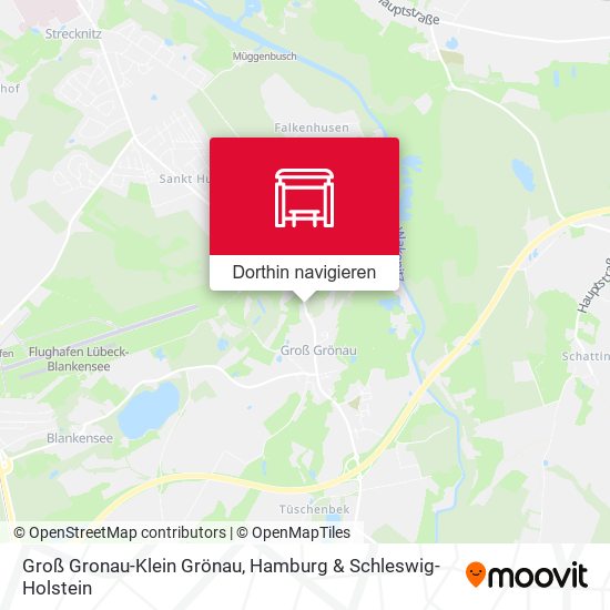 Groß Gronau-Klein Grönau Karte