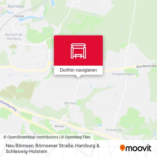 Neu Börnsen, Börnsener Straße Karte