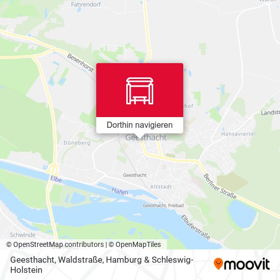 Geesthacht, Waldstraße Karte