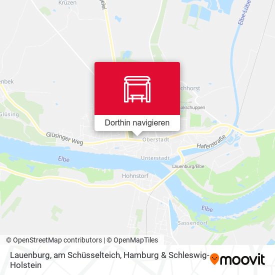 Lauenburg, am Schüsselteich Karte