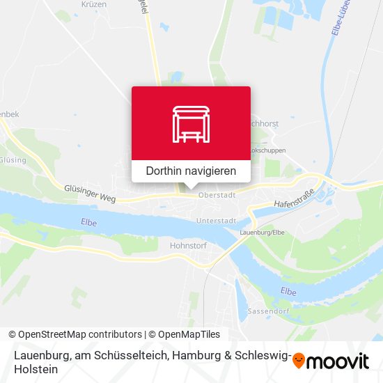 Lauenburg, am Schüsselteich Karte