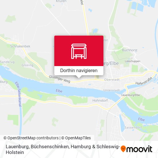 Lauenburg, Büchsenschinken Karte
