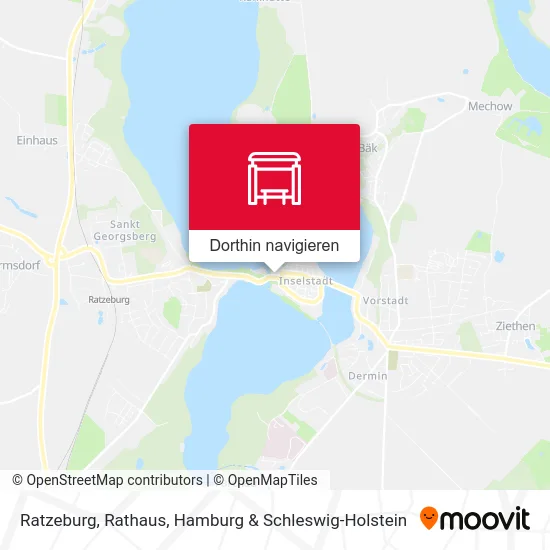 Ratzeburg, Rathaus Karte